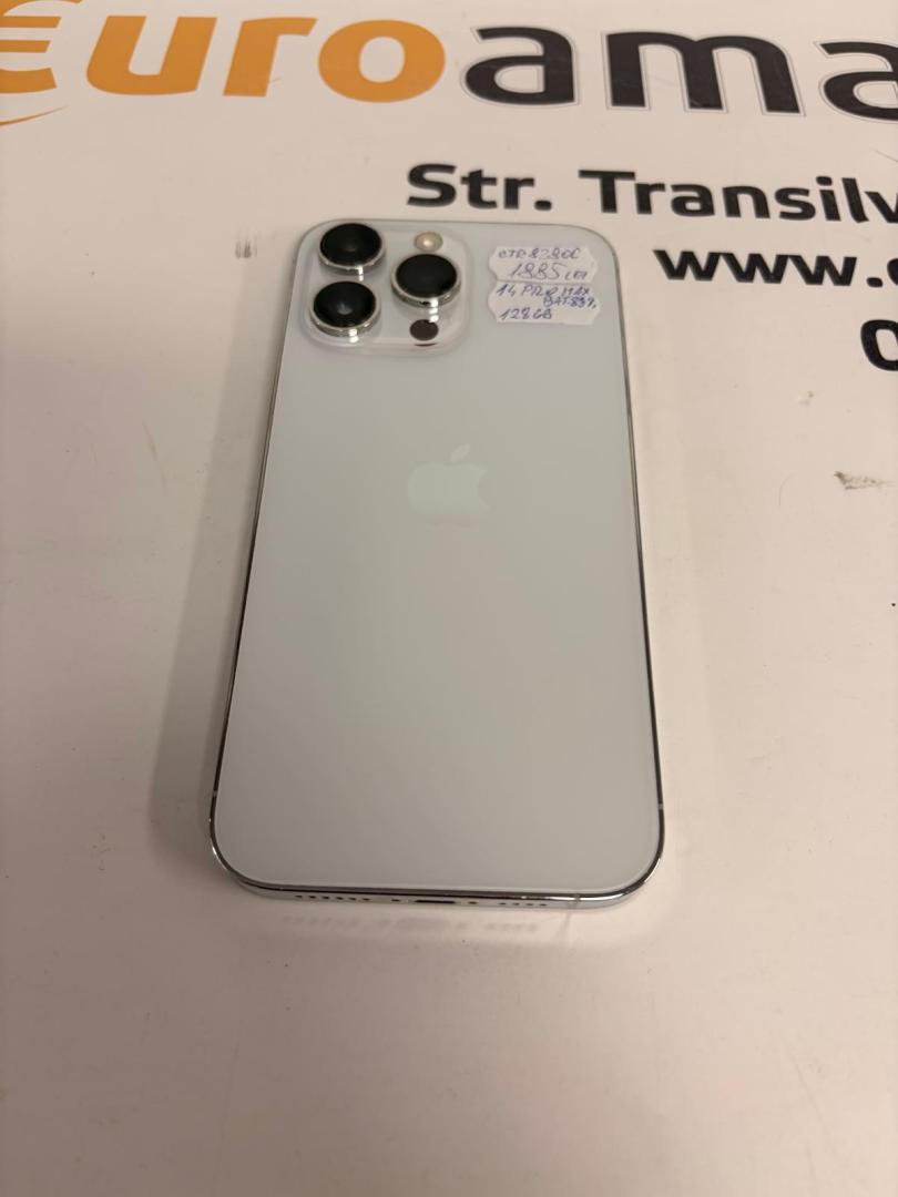 iPhone 14 Pro Max, 128GB, Argintiu bat.83% image 1