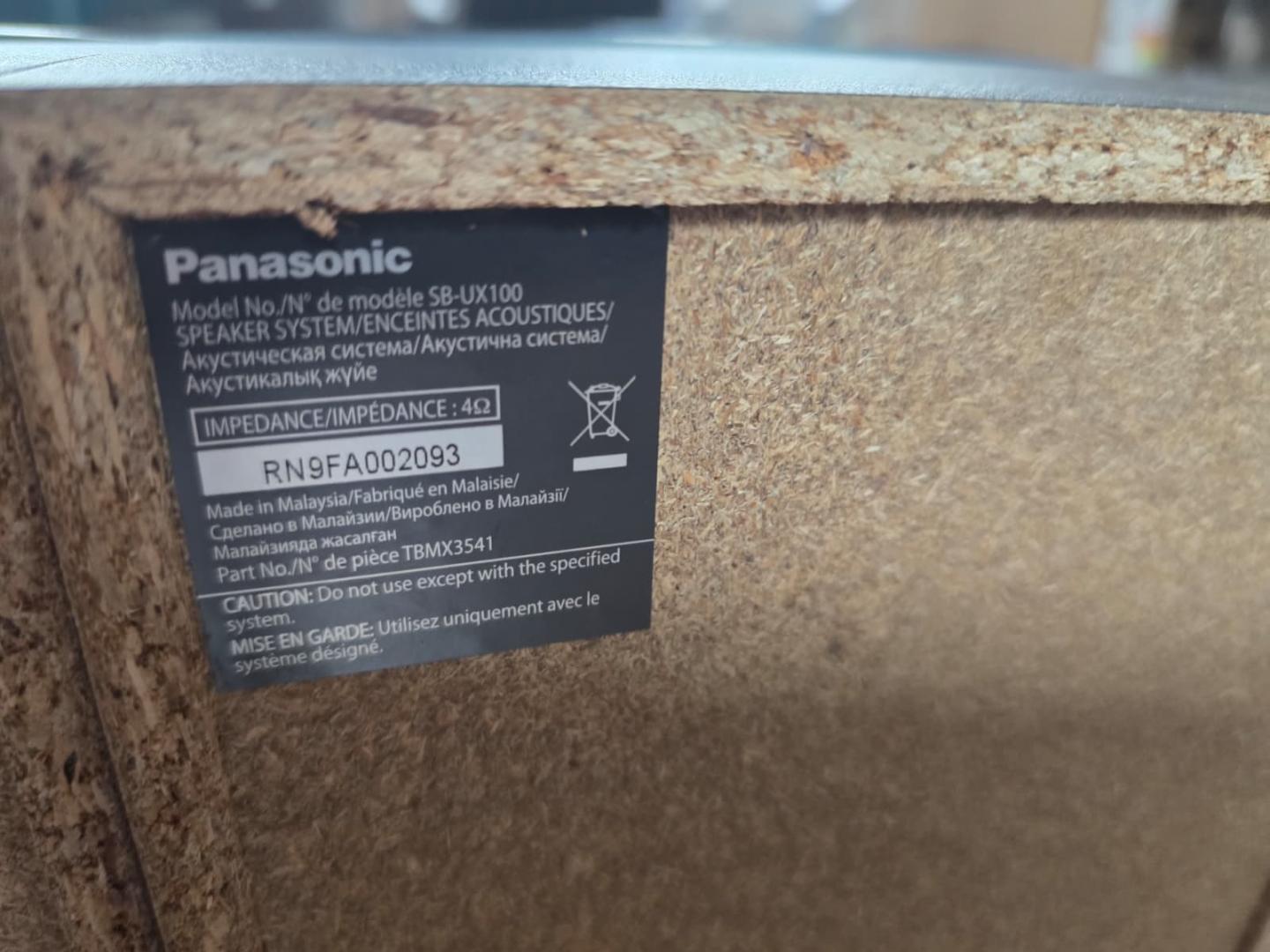 Sistem Panasonic Sa-Ux100 image 4