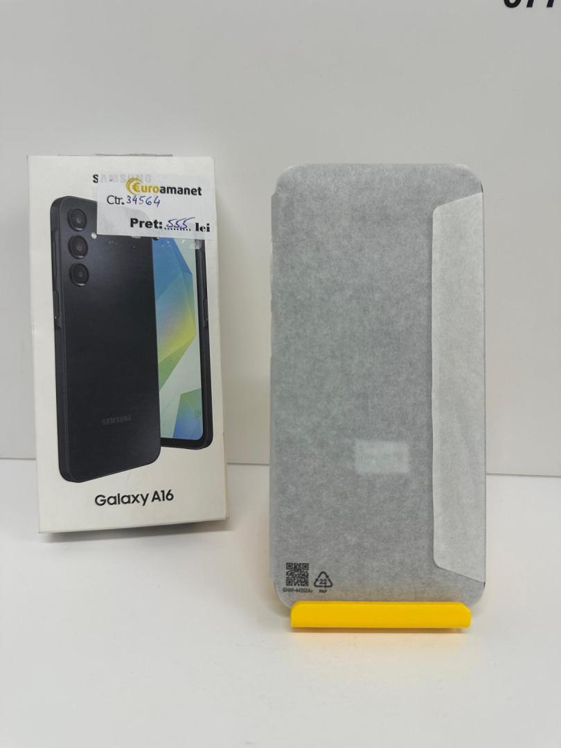 Telefon mobil Samsung Galaxy A16, Dual SIM, 128GB, 4GB RAM, 4G, Black image 1