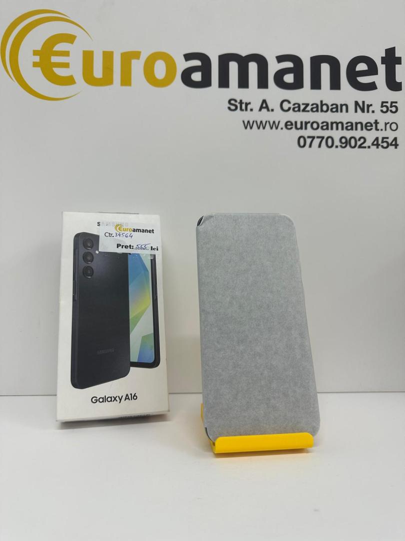 Telefon mobil Samsung Galaxy A16, Dual SIM, 128GB, 4GB RAM, 4G, Black image 2