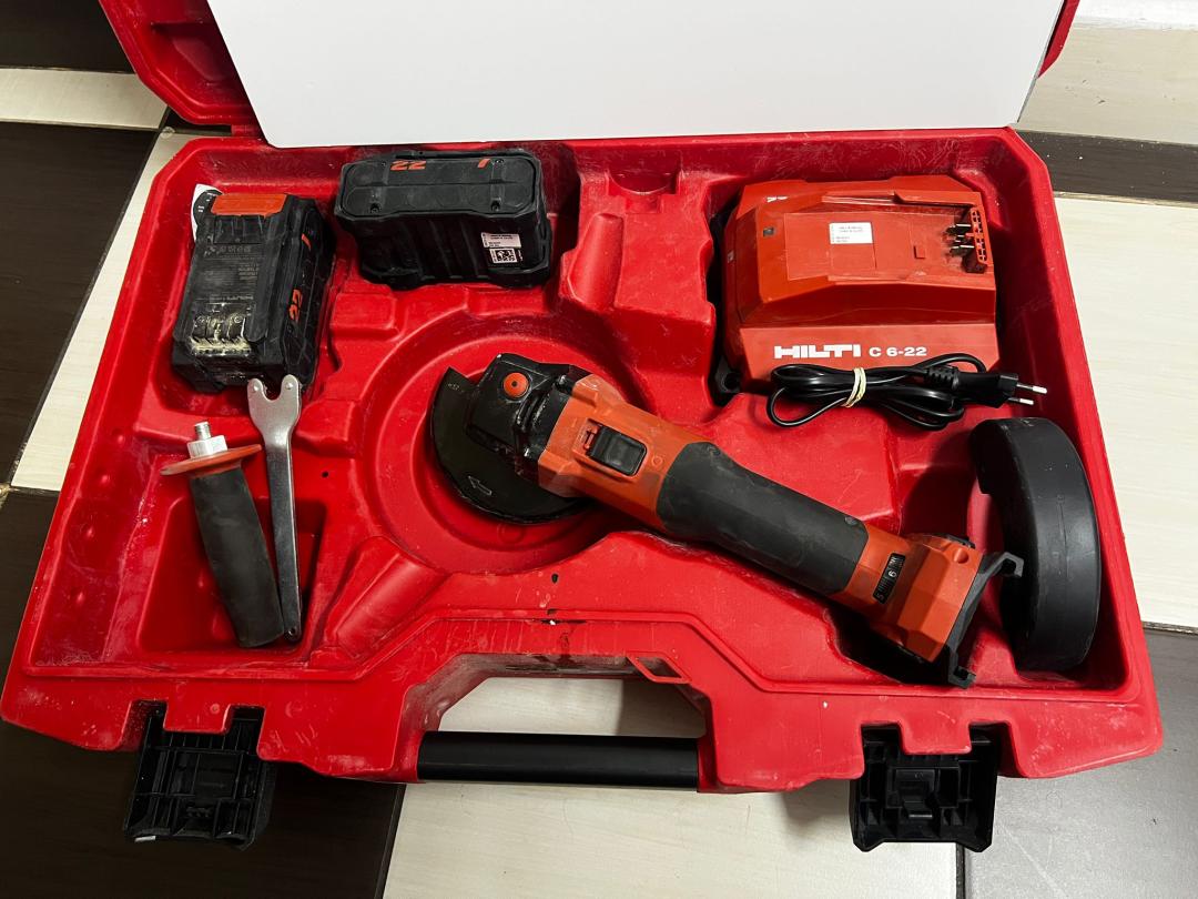 Polizor unghiular AG 4S-22 pe acumulator image 2