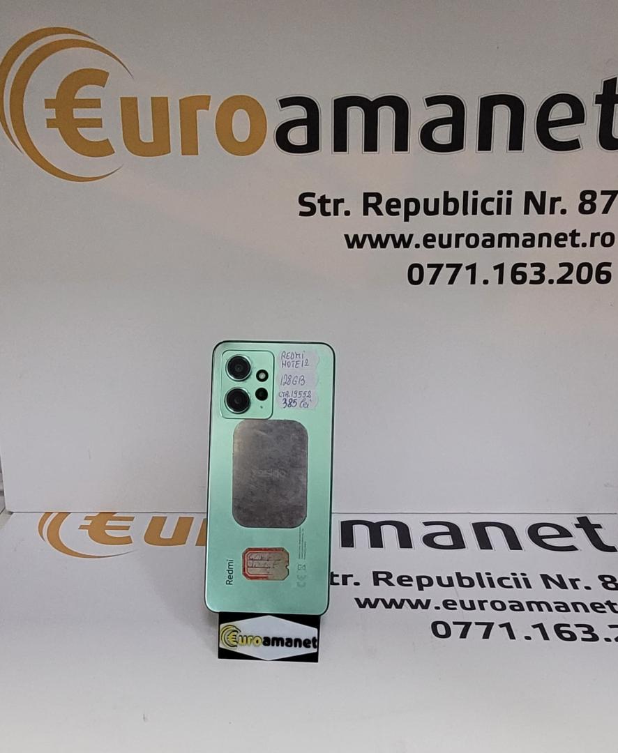 Telefon mobil Xiaomi Redmi Note 12, 4GB RAM, 128GB, 5G, Onyx Green image 1