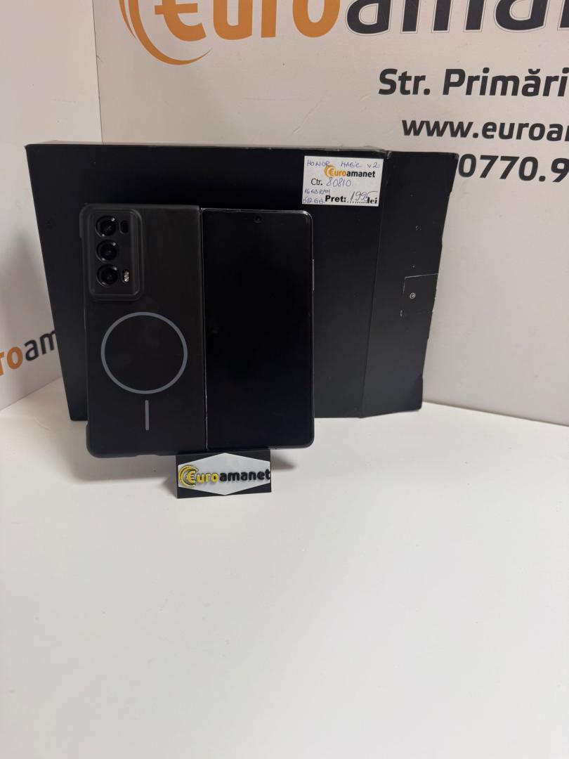 Telefon mobil Honor Magic V2, Dual SIM, 16GB RAM, 512GB, 5G, Black