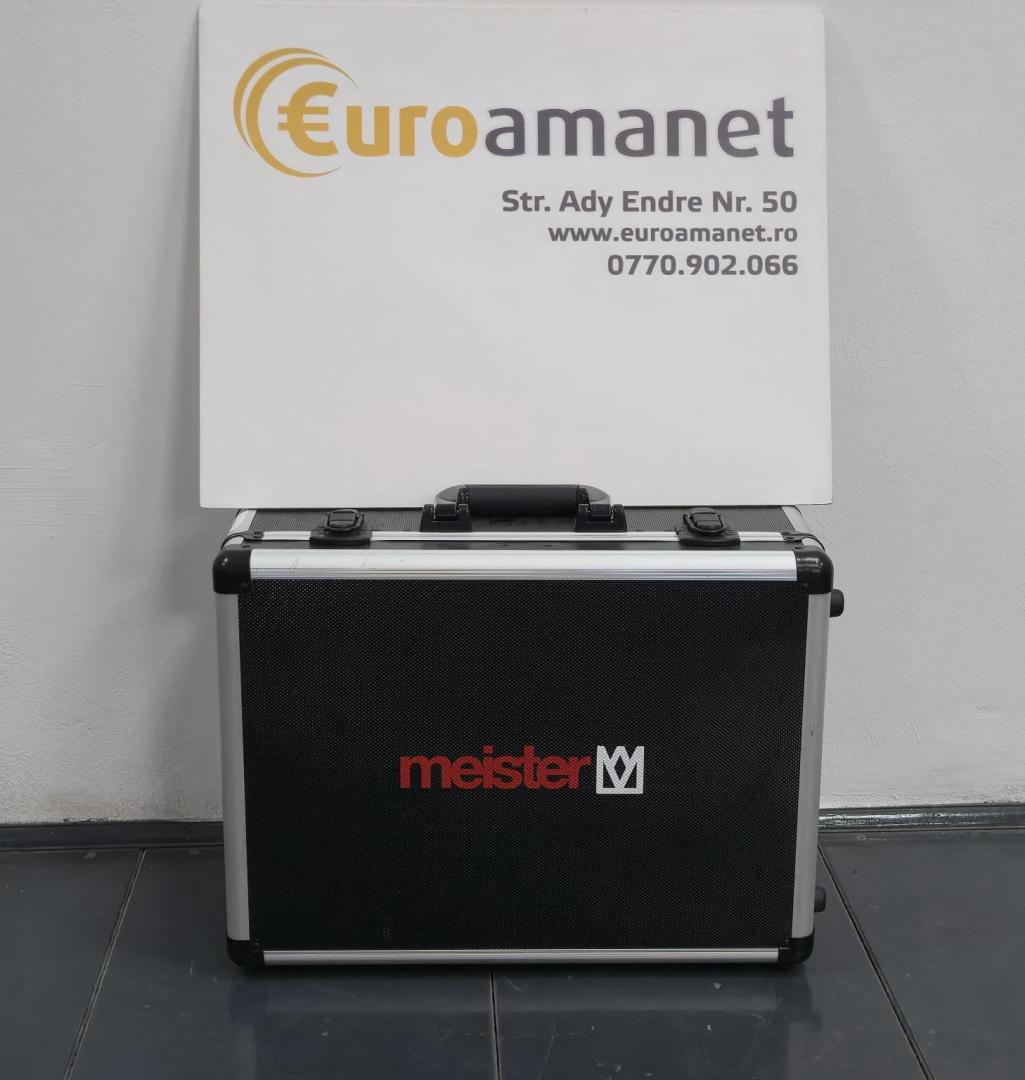 Set trusa scule si unelte Meister, utilizare universala, cu valiza tip troller