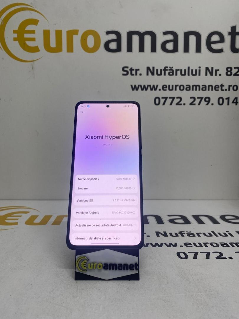 Telefon mobil Xiaomi Redmi Note 13, 512GB, 8GB RAM image 2