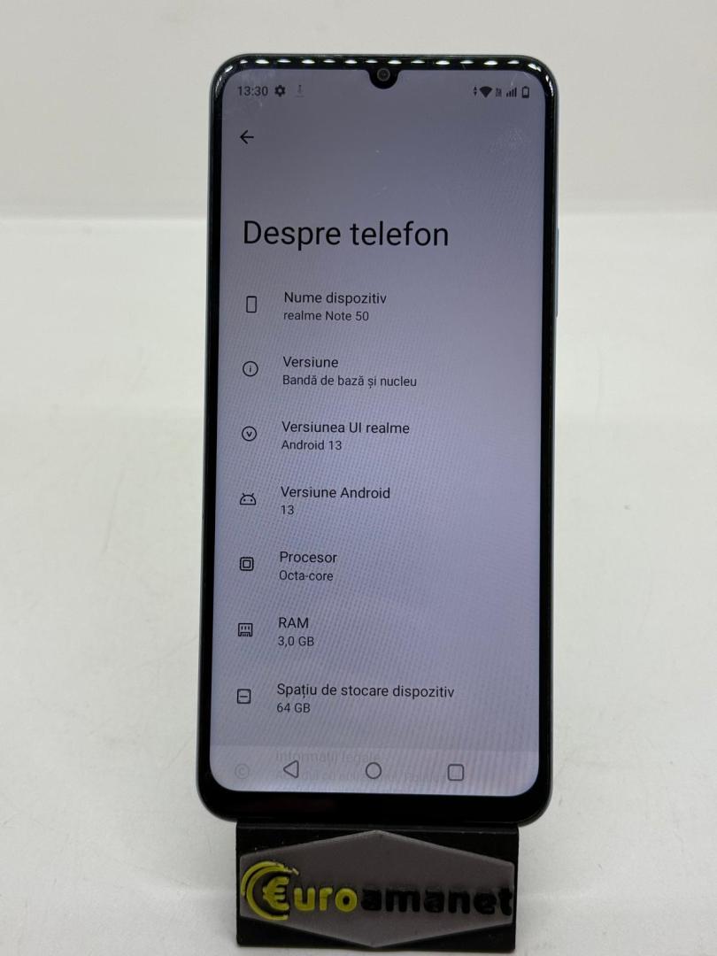 Telefon mobil realme Note 50, 3GB RAM, 64GB, 4G, BLUE image 2