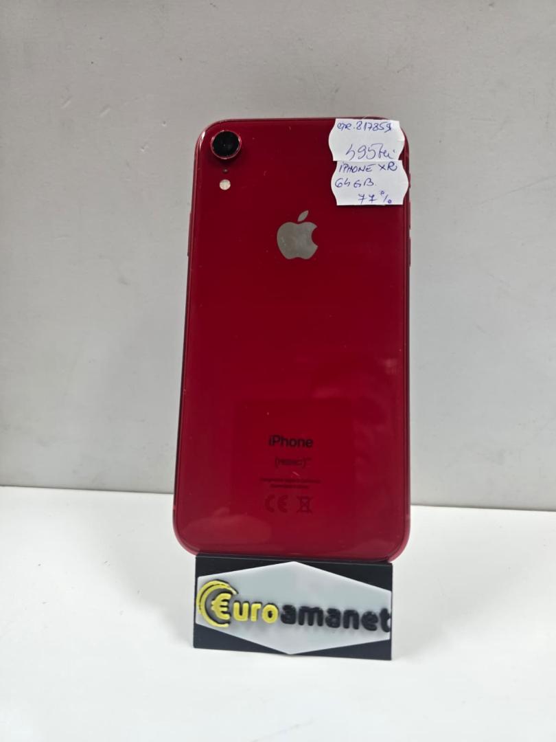 Telefon mobil Apple iPhone XR, 64GB, Red,77% bat. image 1