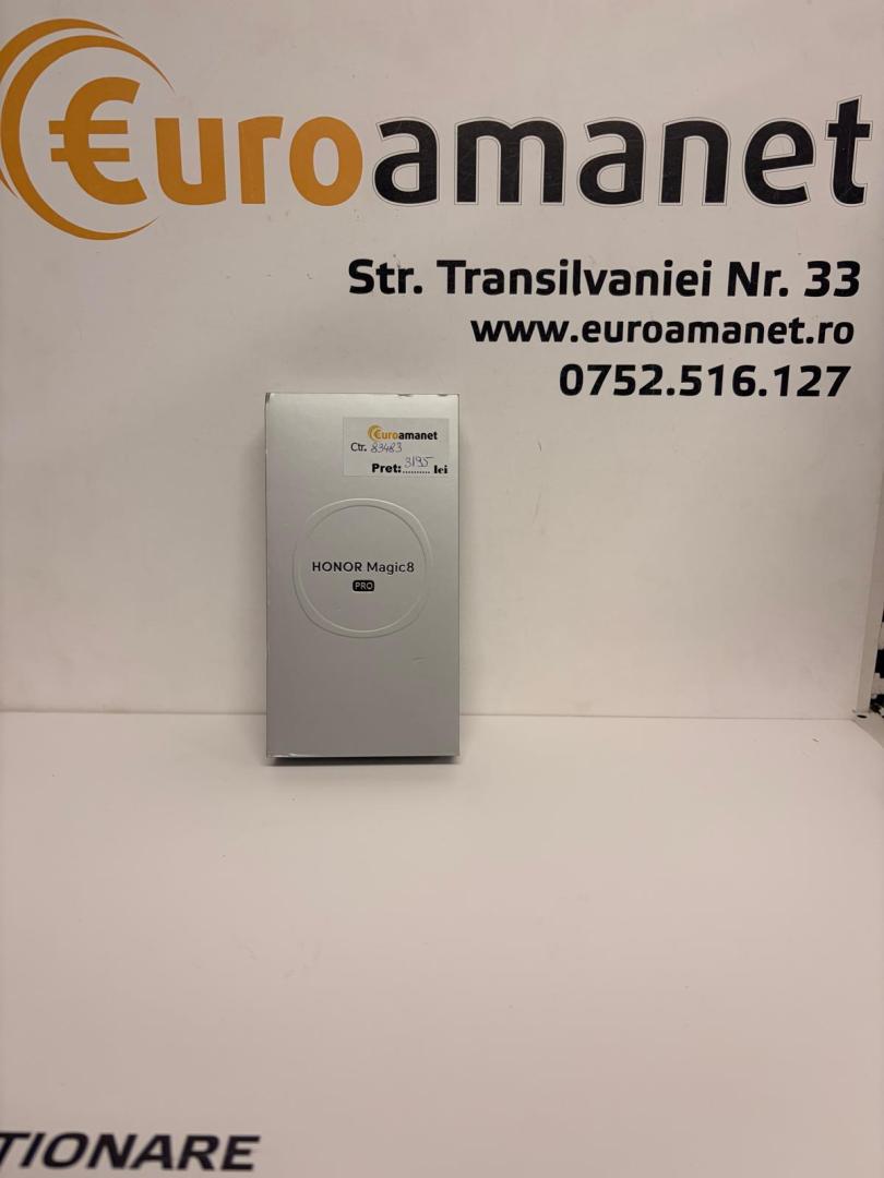 Telefon Honor Magic 8 Pro, Dual SIM, 12GB RAM, 512GB, Black, NOU