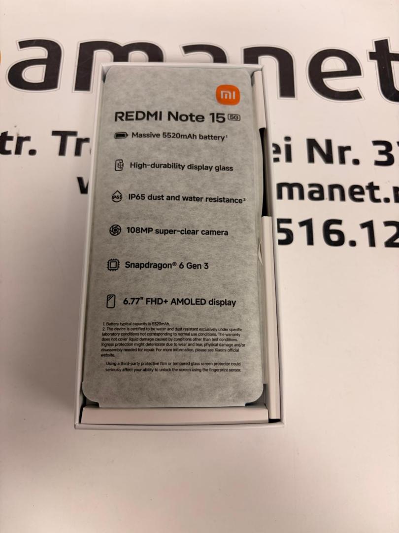 Redmi Note 15, 8GB RAM, 256GB, Blue image 1