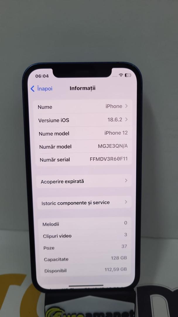Telefon mobil Apple iPhone 12, 128GB, Blue Apple Vezi toate produsele image 3