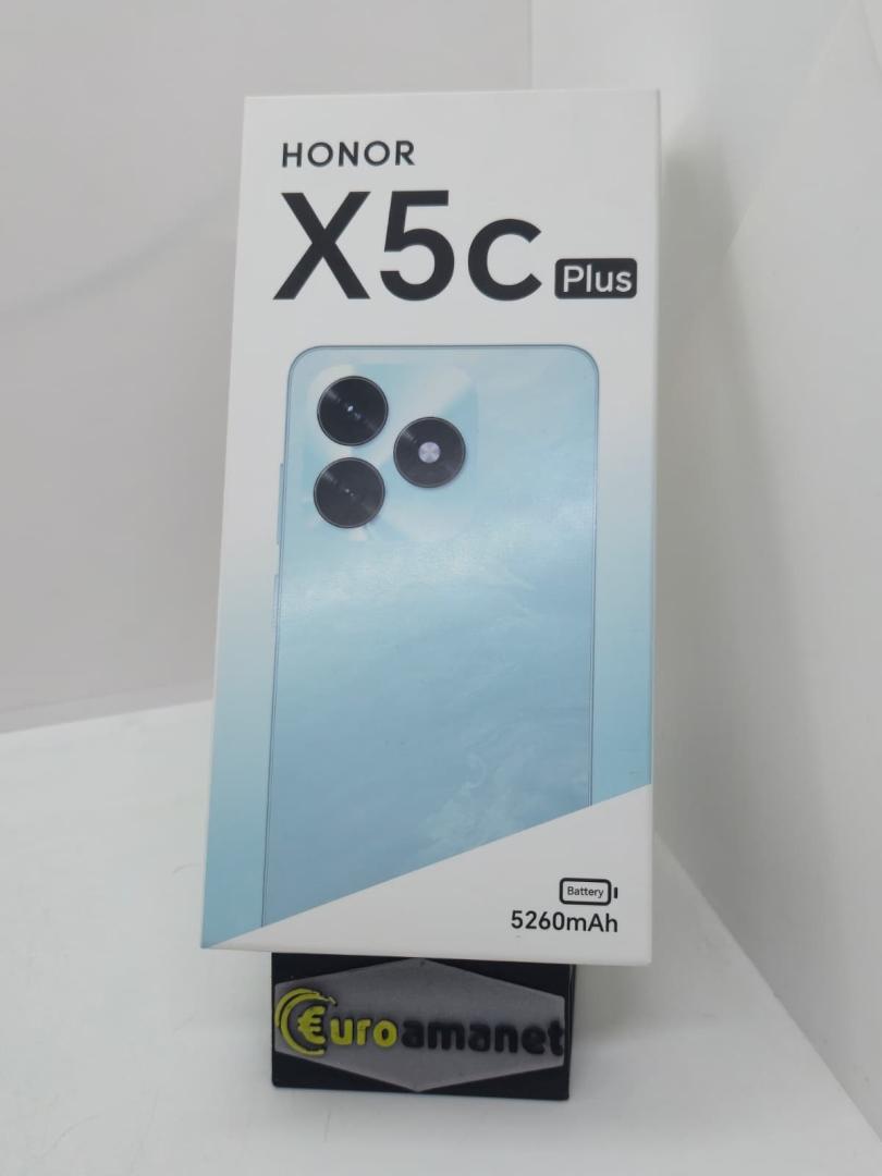 Telefon mobil HONOR X5c Plus, Dual SIM, 4GB RAM, 128GB, Ocean Cyan