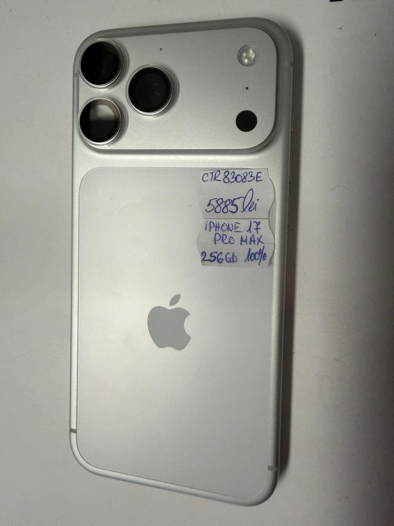 Iphone 17 Pro Max, 256GB, Bat.100%, Silver image 4