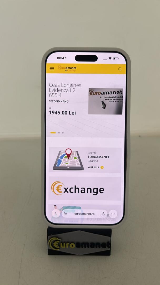 Telefon mobil Apple iPhone 17 Pro Max, 256GB, 5G / 100 % Bat