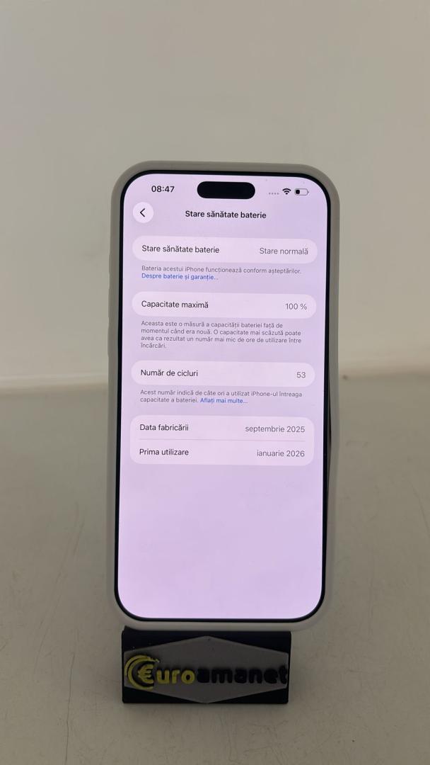 Telefon mobil Apple iPhone 17 Pro Max, 256GB, 5G / 100 % Bat image 4