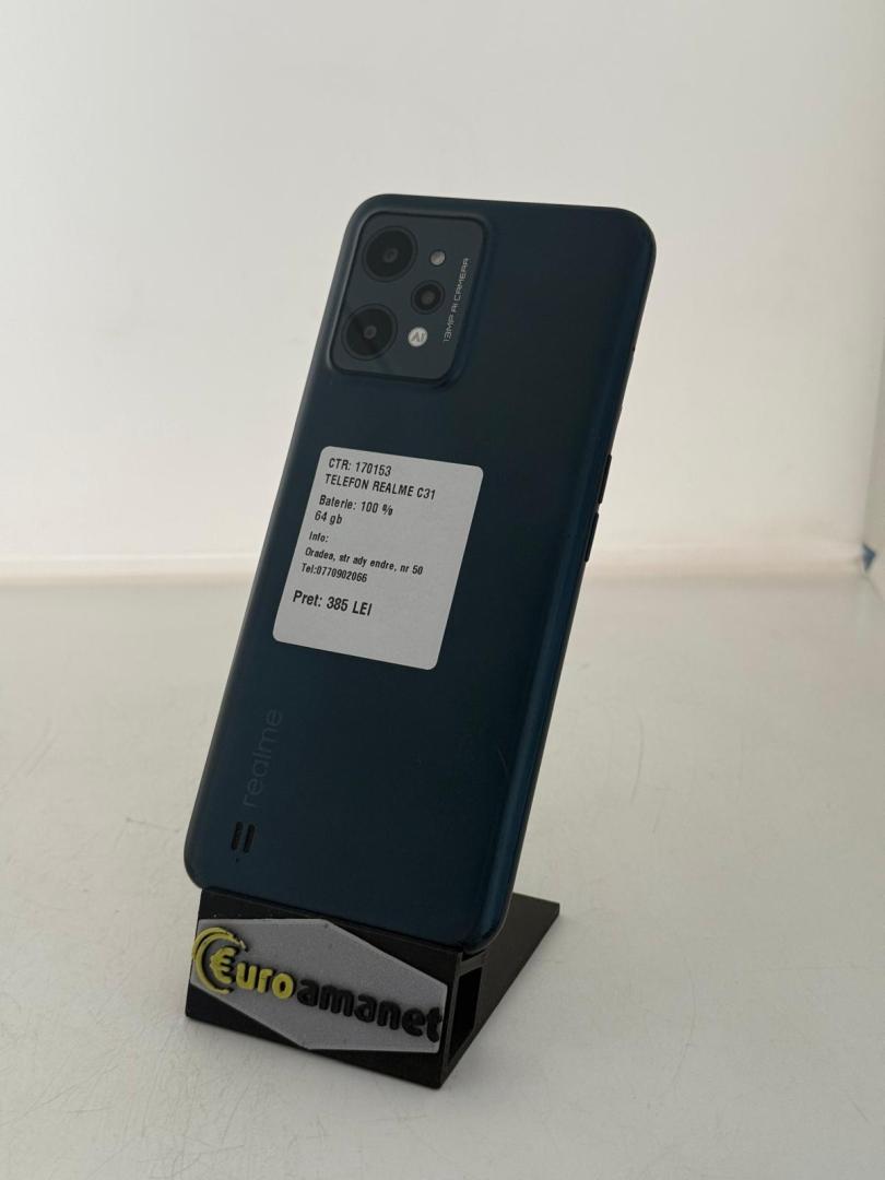 Telefon mobil Realme C31, Dual SIM, 4GB RAM, 64GB, 4G image 1