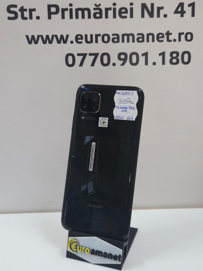 Telefon mobil Huawei P40 Lite, Dual SIM, 128GB, 6GB RAM, 5G, Midnight Black
