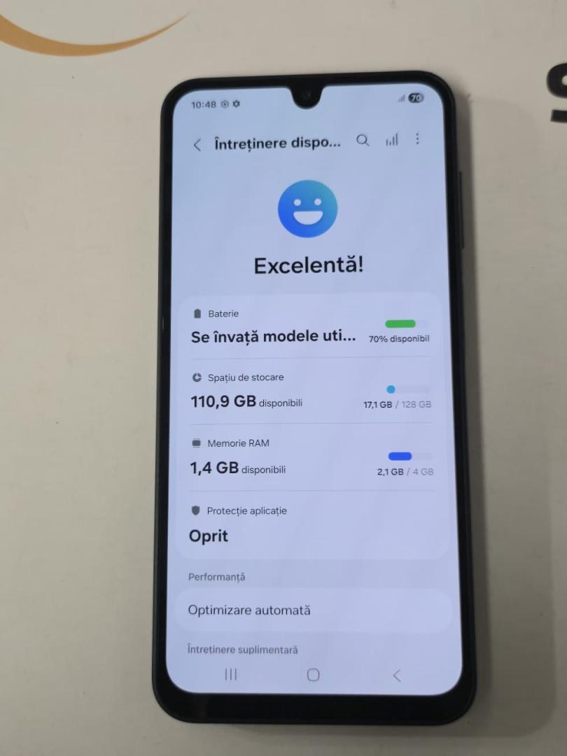 Telefon mobil Samsung Galaxy A16, Dual SIM, 4GB RAM, 128GB, 5G, Blue Black image 2