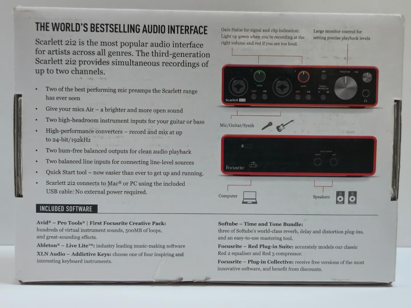 Interfata Audio Focusrite Scarlett 2i2 4th Gen image 3