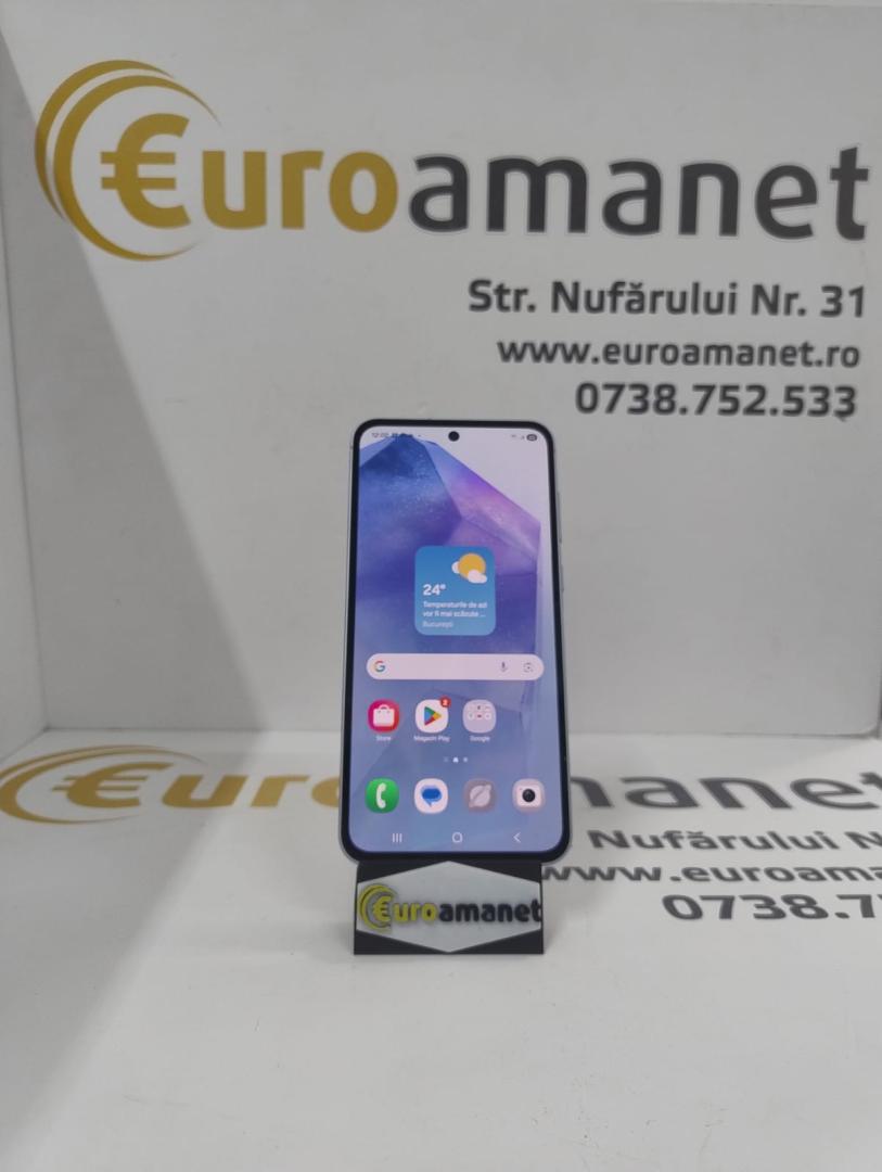 Telefon mobil Samsung Galaxy A55, Dual SIM, 8GB, 256GB, 5G, Awesome Lilac image 2