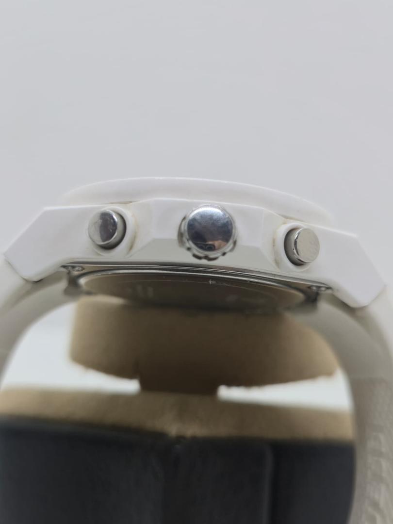 Ceas de dama Guess GW0255L1 cu curea din silicon alba image 3