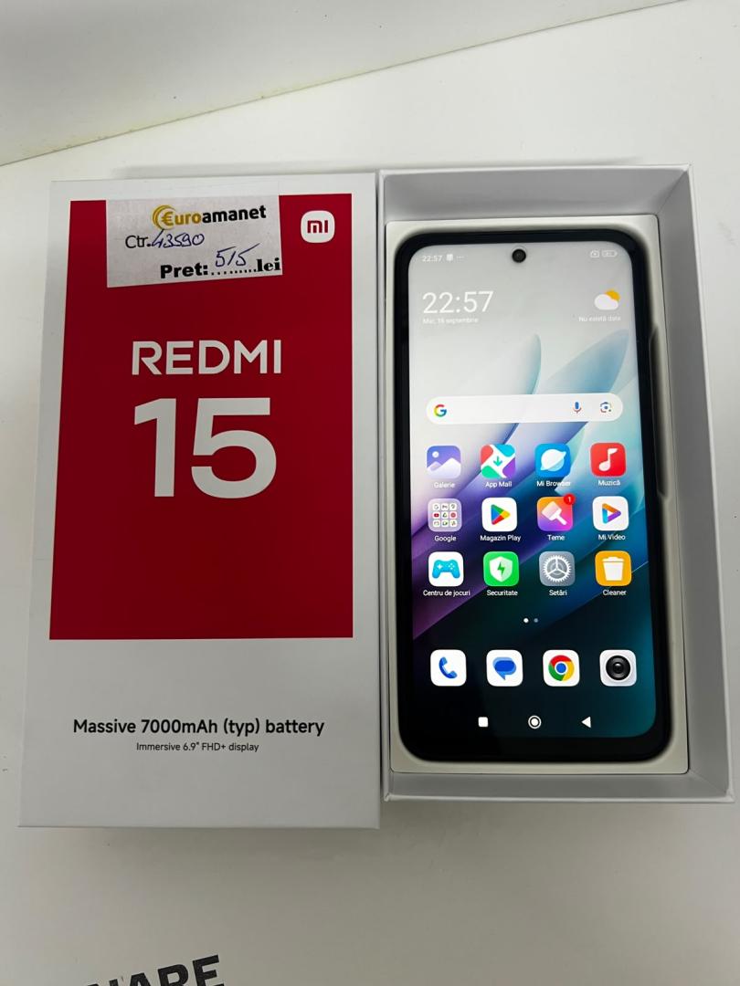 Telefon Xiaomi Redmi 15, 8GB RAM, 256GB image 2