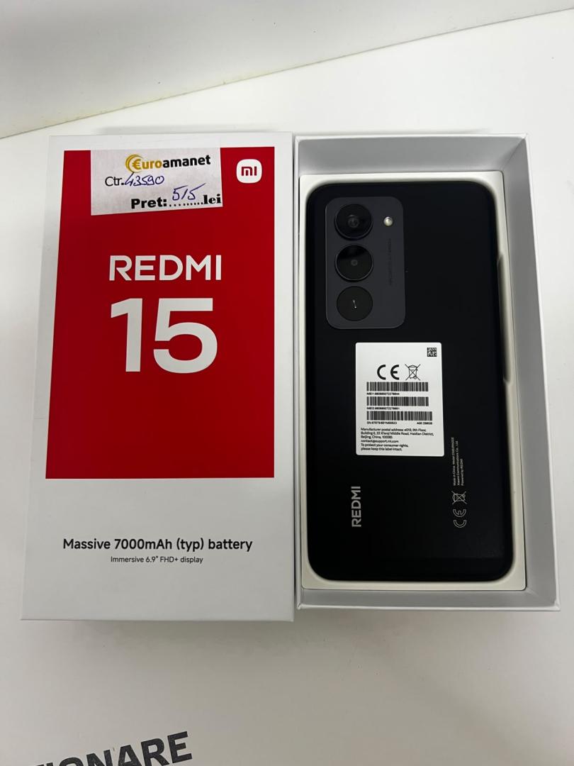 Telefon Xiaomi Redmi 15, 8GB RAM, 256GB image 3