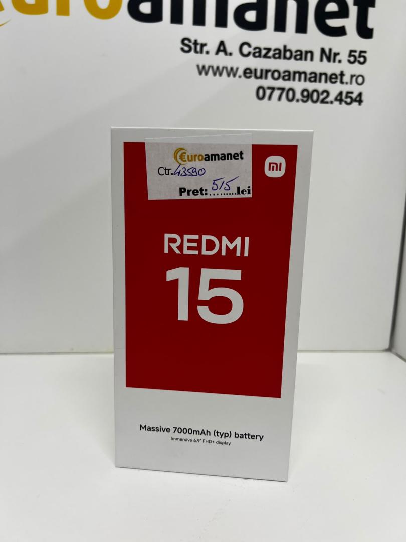 Telefon Xiaomi Redmi 15, 8GB RAM, 256GB image 1