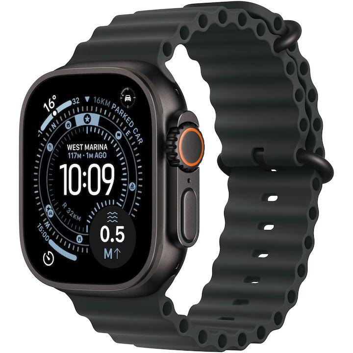 Apple Watch Ultra 3, GPS + Cellular, Carcasa Black Titanium 49mm