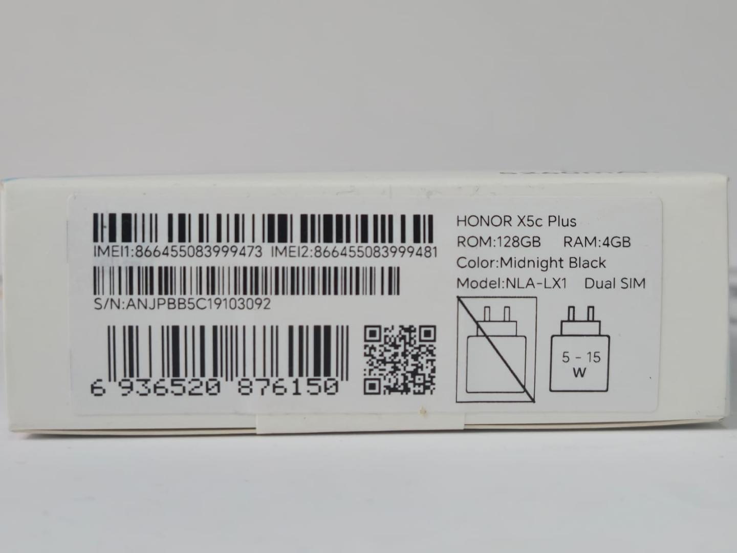 Telefon mobil Honor X5c Plus, 4GB RAM, 128GB, Ocean Cyan image 2