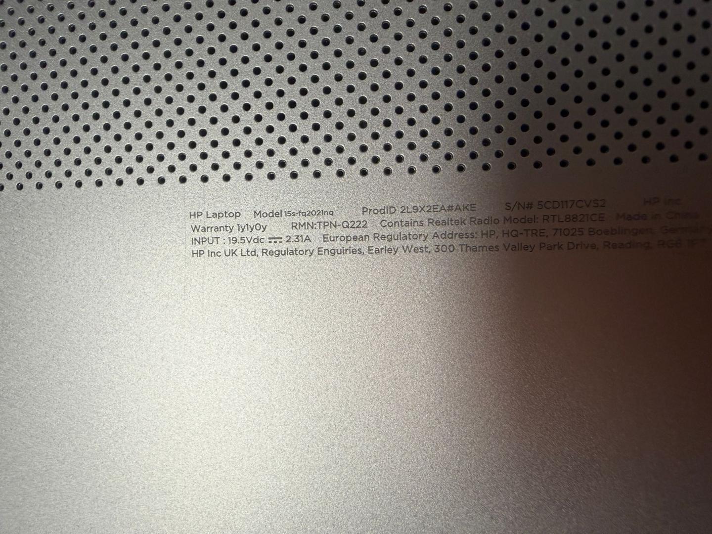 Laptop HP 15S-2021NQ, IntelCore i3-1115G4 image 5