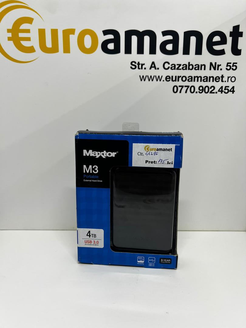 HDD extern Maxtor M3 portabil 1TB, 2.5", USB 3.0, Negru