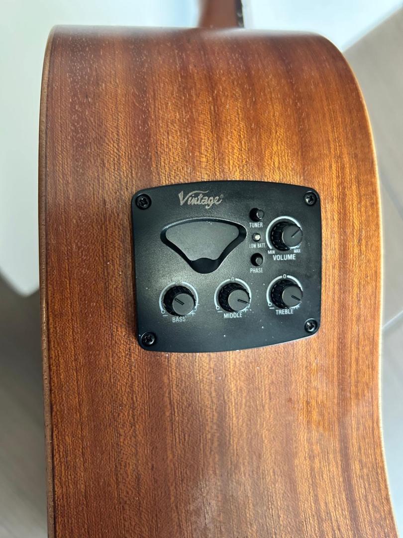 Chitară electroacustică Vintage VE400MH image 5