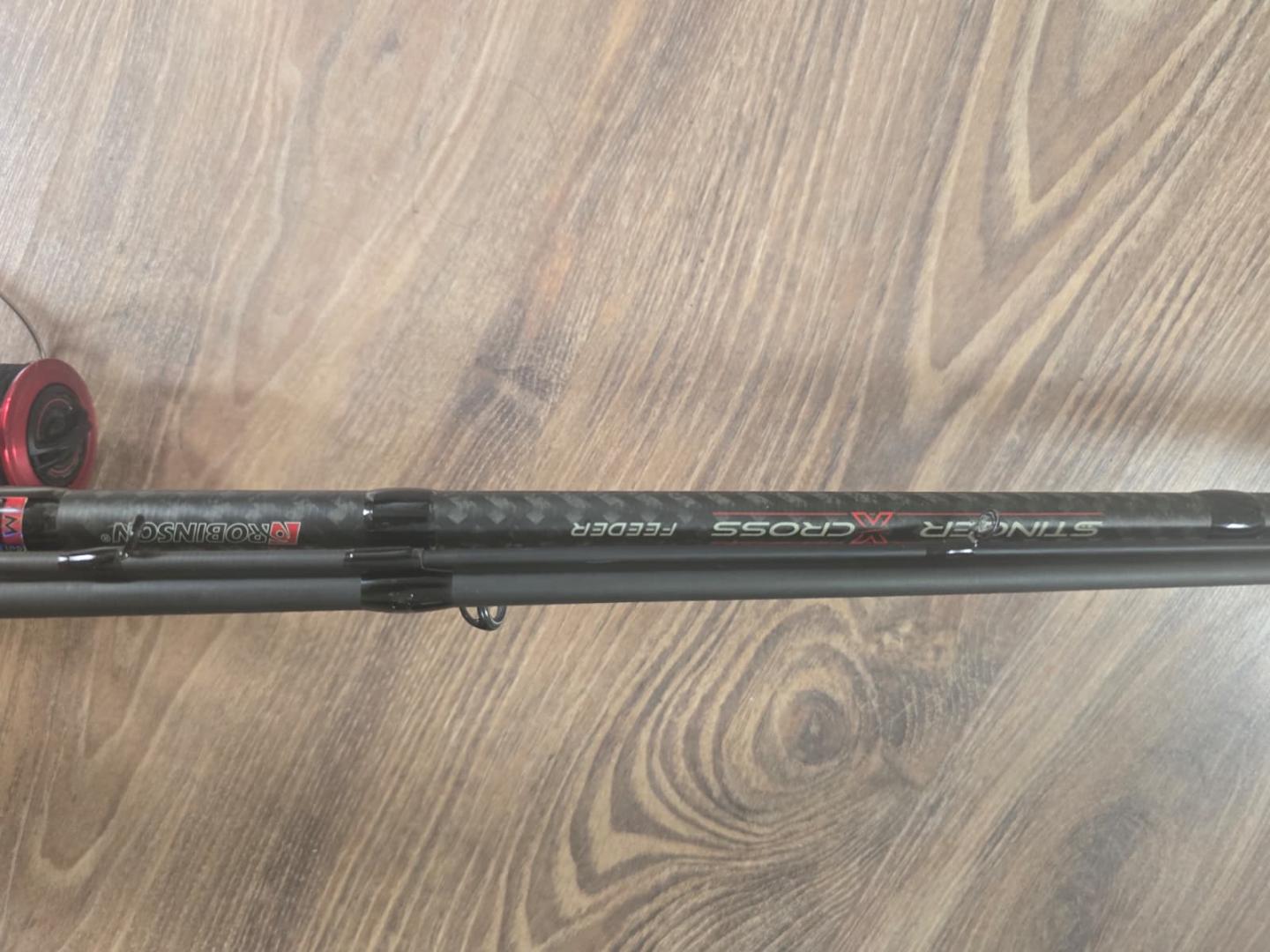 Lanseta pescuit Robinson Stinger X-Cross Feeder, 3.9 m, negru image 5