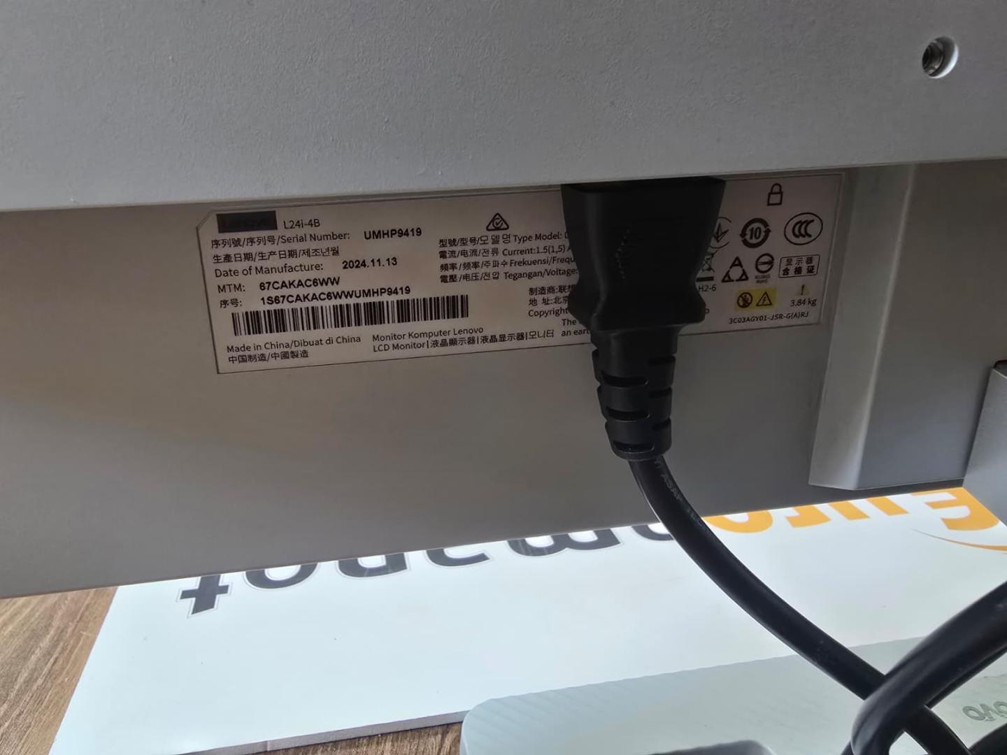 Monitor LED IPS LENOVO L24i-4B, 24", Full HD, 100Hz, Boxe image 4