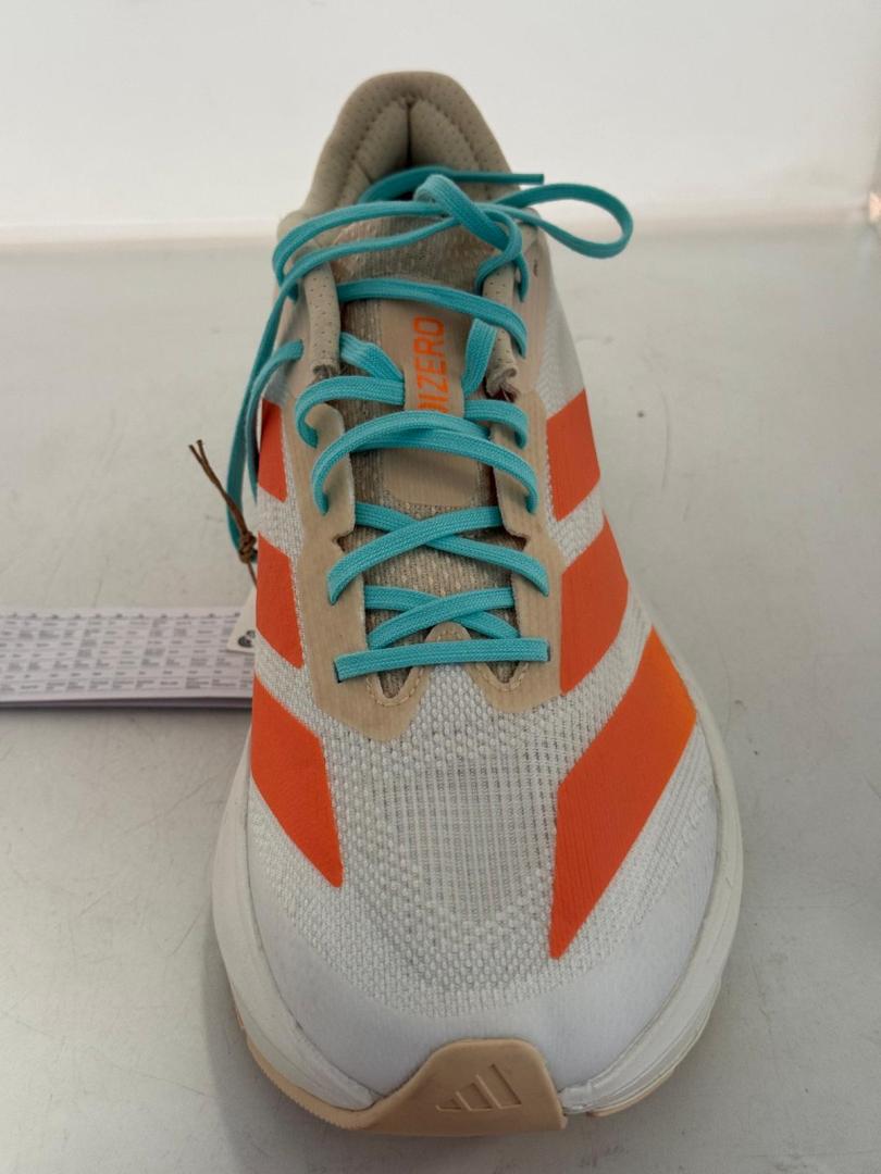 adidas Performance, Pantofi Adizero din material textil pentru alergare, Portocaliu deschis, Bej deschis image 2