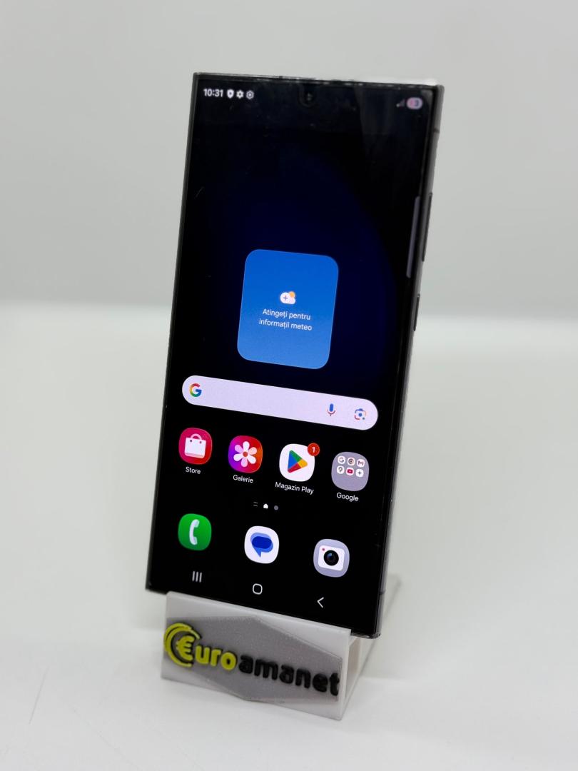 Telefon mobil Samsung Galaxy S23 Ultra, Dual SIM, 12GB RAM, 512GB, 5G, Negru