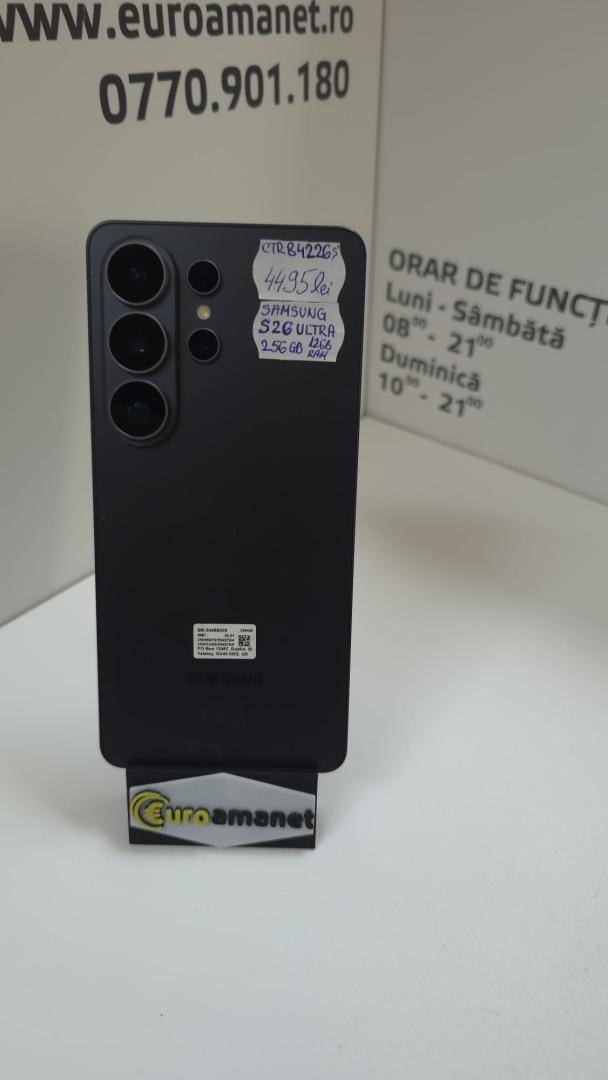 Telefon mobil Samsung Galaxy S26 Ultra, Dual SIM, 12GB RAM, 256GB, 5G, Black