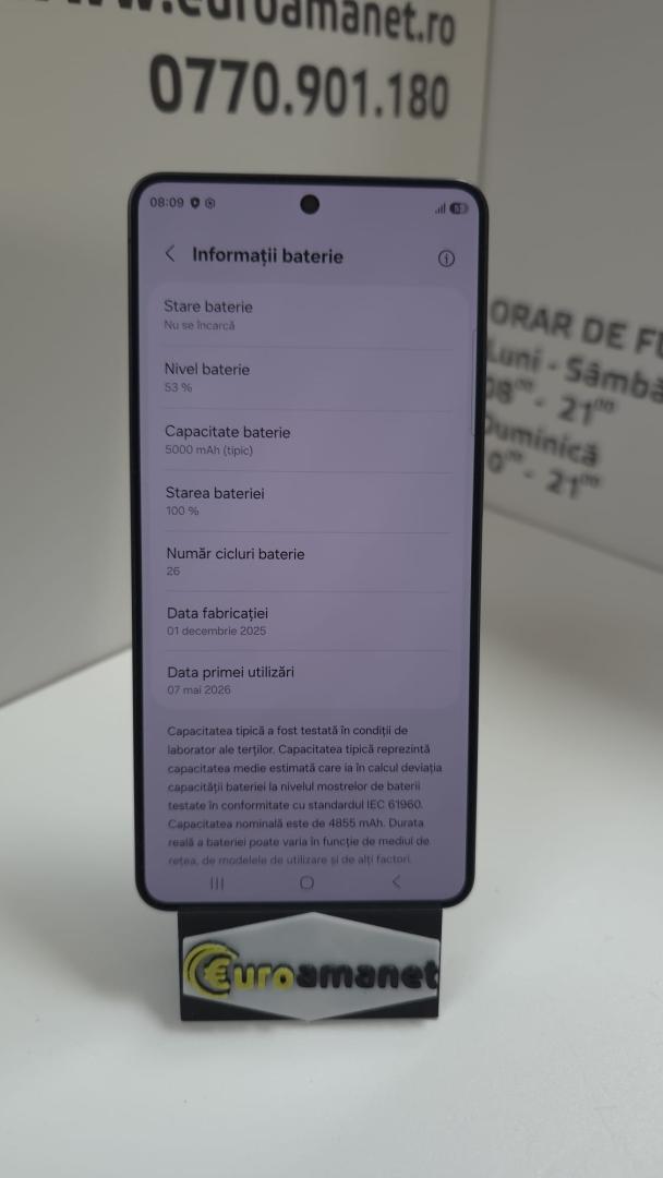 Telefon mobil Samsung Galaxy S26 Ultra, Dual SIM, 12GB RAM, 256GB, 5G, Black image 3