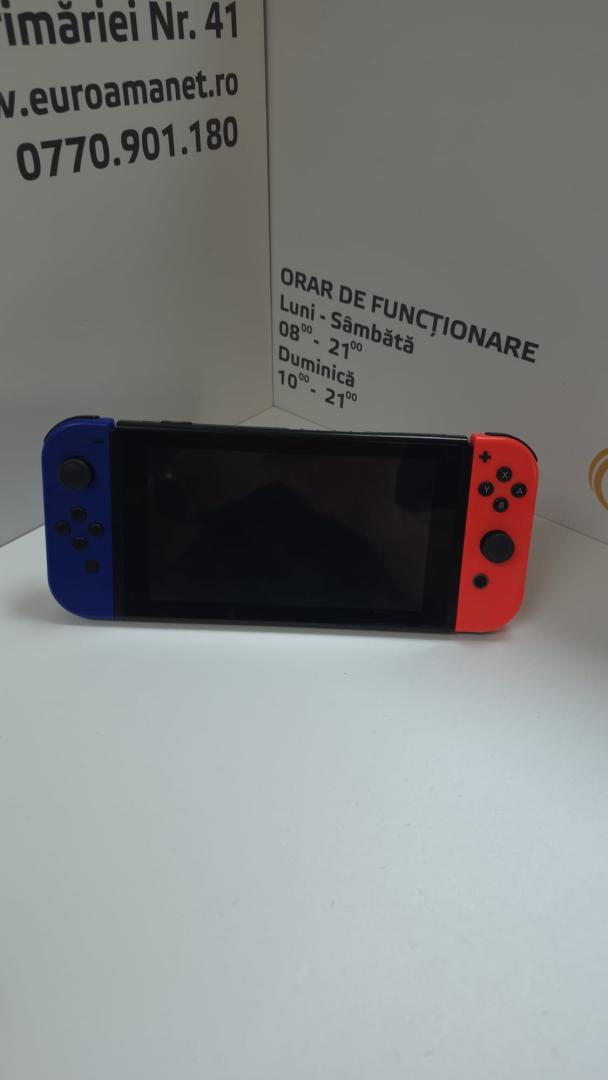 Consola portabila Nintendo Switch, V2, Joy-Con albastru-rosu image 2