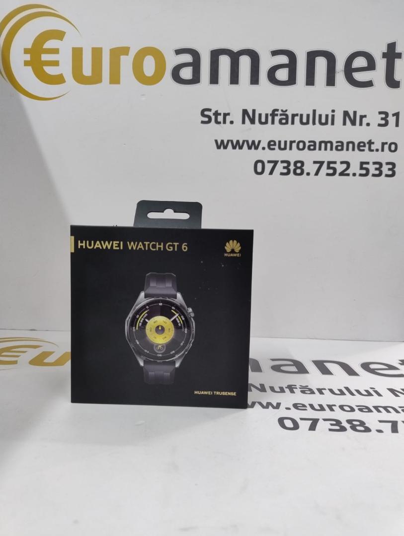 Smartwatch Huawei Watch GT 6, 46MM, Black Stainless Steel Case image 1