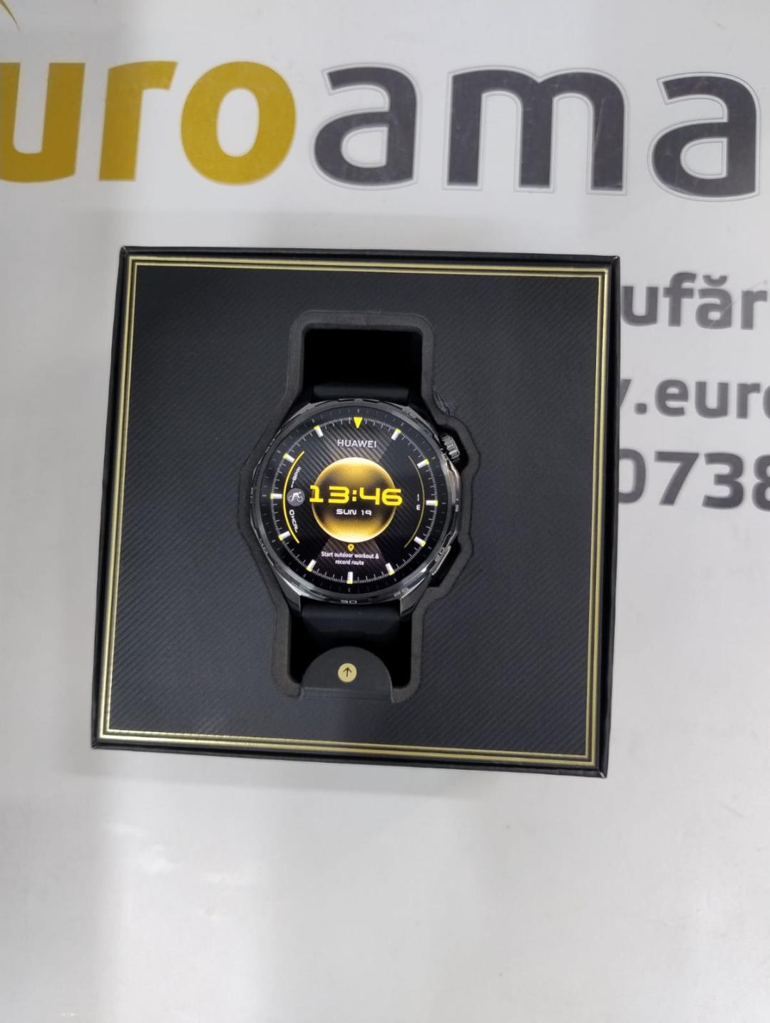 Smartwatch Huawei Watch GT 6, 46MM, Black Stainless Steel Case image 2
