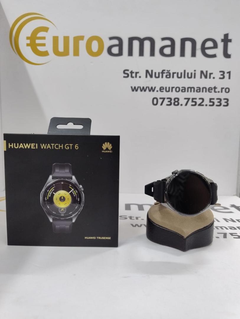 Smartwatch Huawei Watch GT 6, 46MM, Black Stainless Steel Case