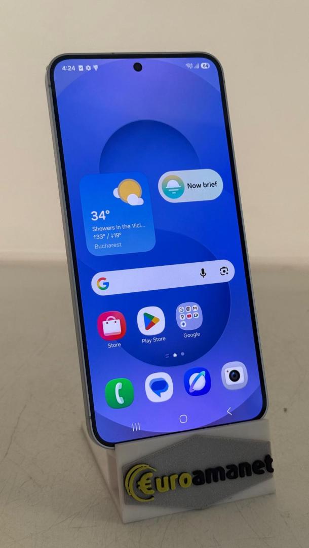 Telefon mobil Samsung Galaxy S25, Dual SIM, 12GB RAM, 128GB, 5G, Icyblue