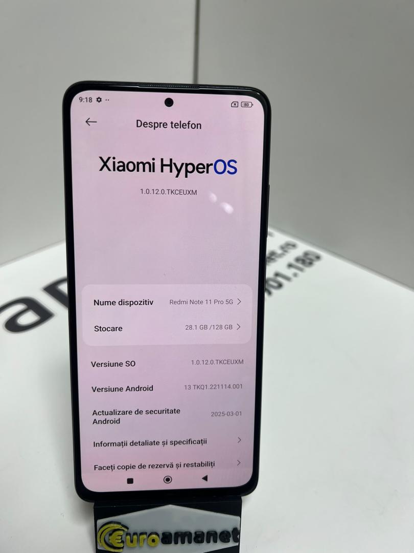Telefon mobil Xiaomi Redmi Note 11 Pro, 128GB, 6GB RAM image 2
