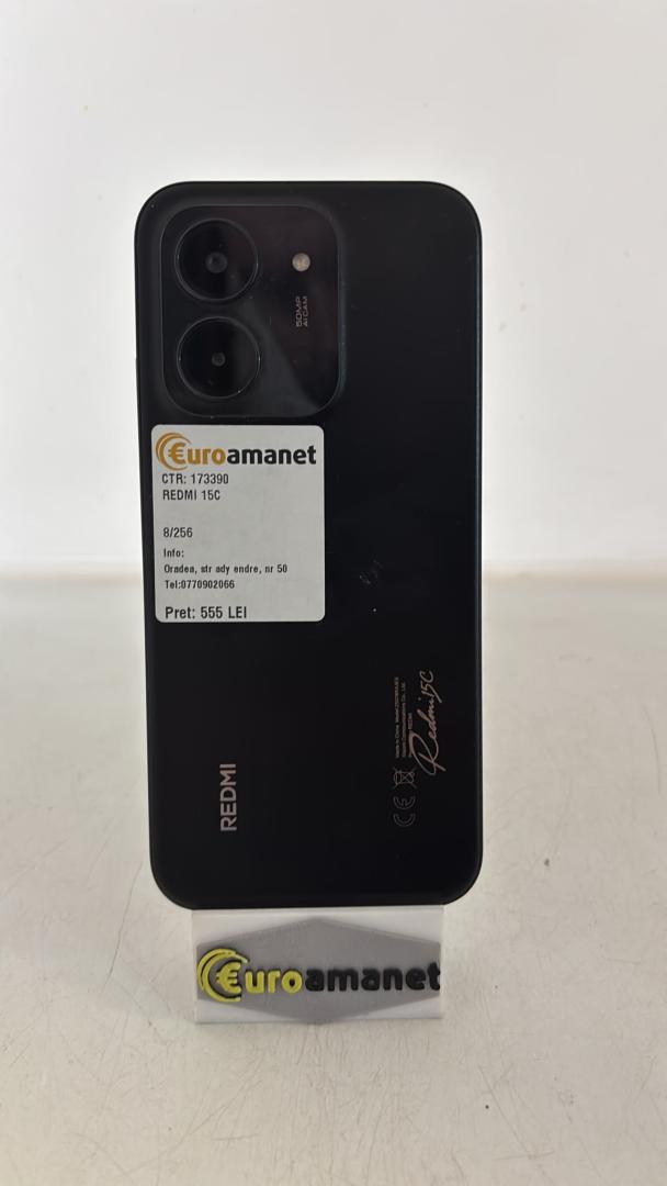 Telefon mobil Redmi 15C Negru Miezul Nopții 8/256GB image 1