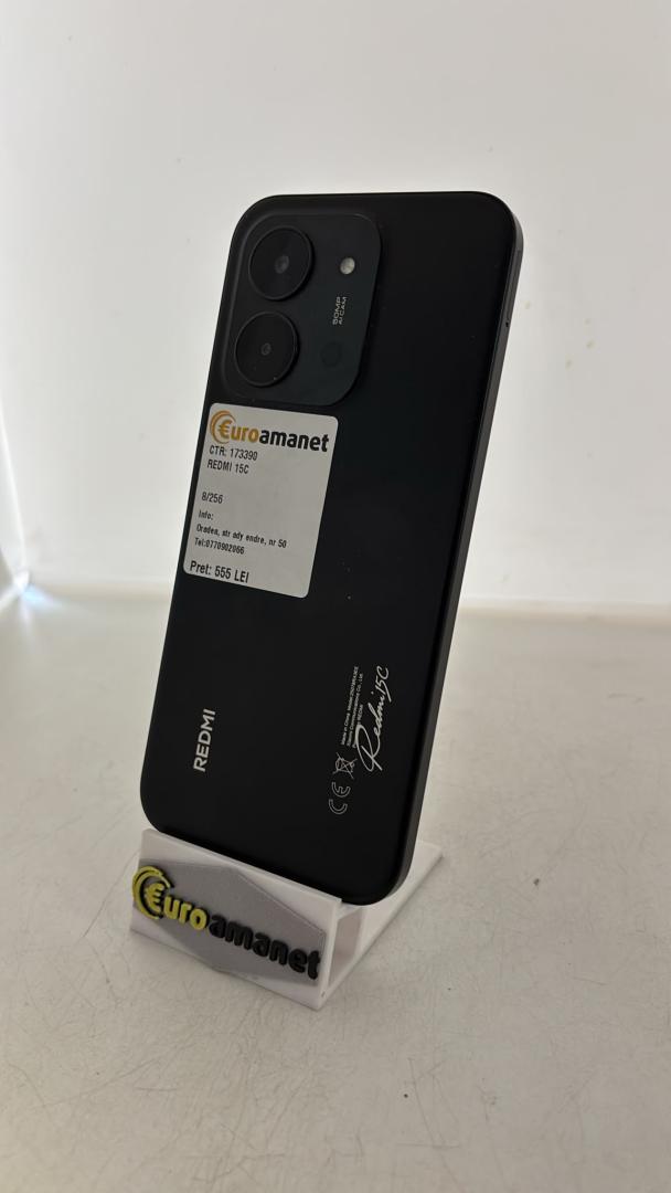 Telefon mobil Redmi 15C Negru Miezul Nopții 8/256GB image 2