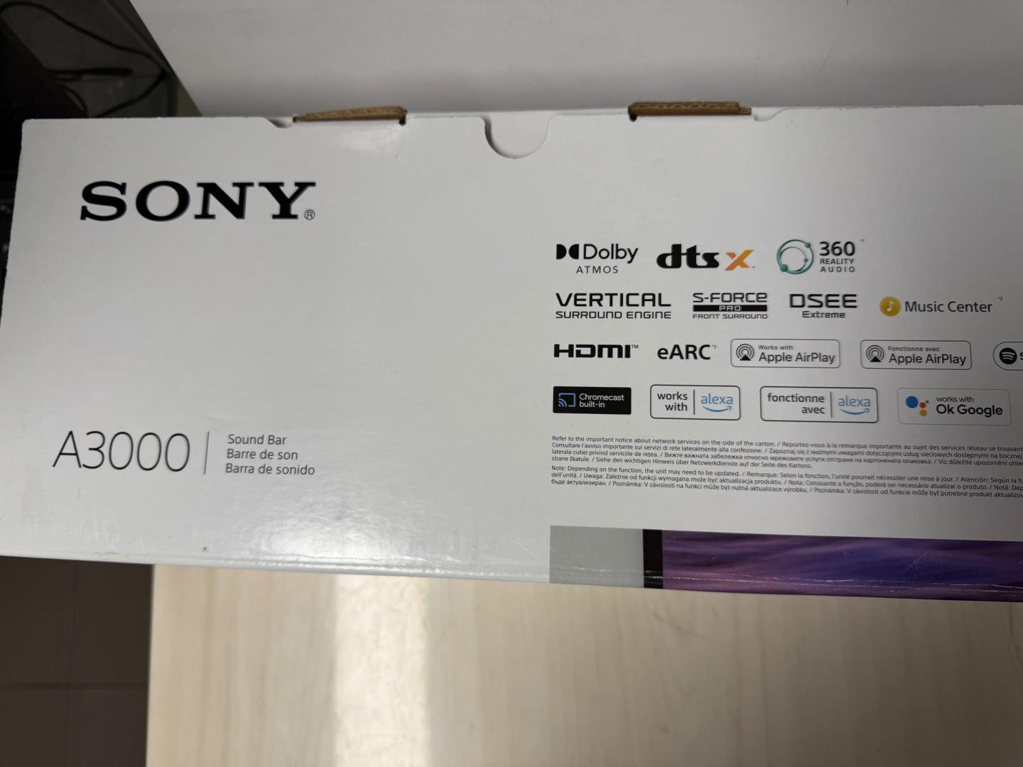 Soundbar Sony A3000, 250W, Bluetooth image 2