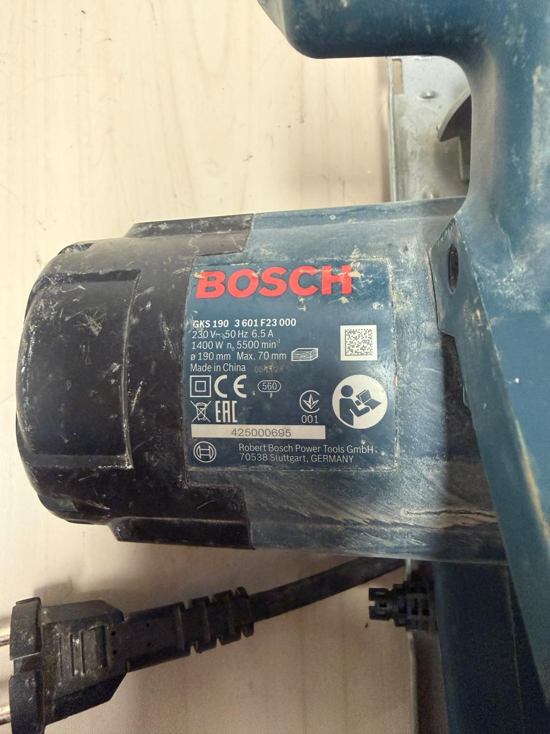 Circular de mana Bosch GKS 190 image 3