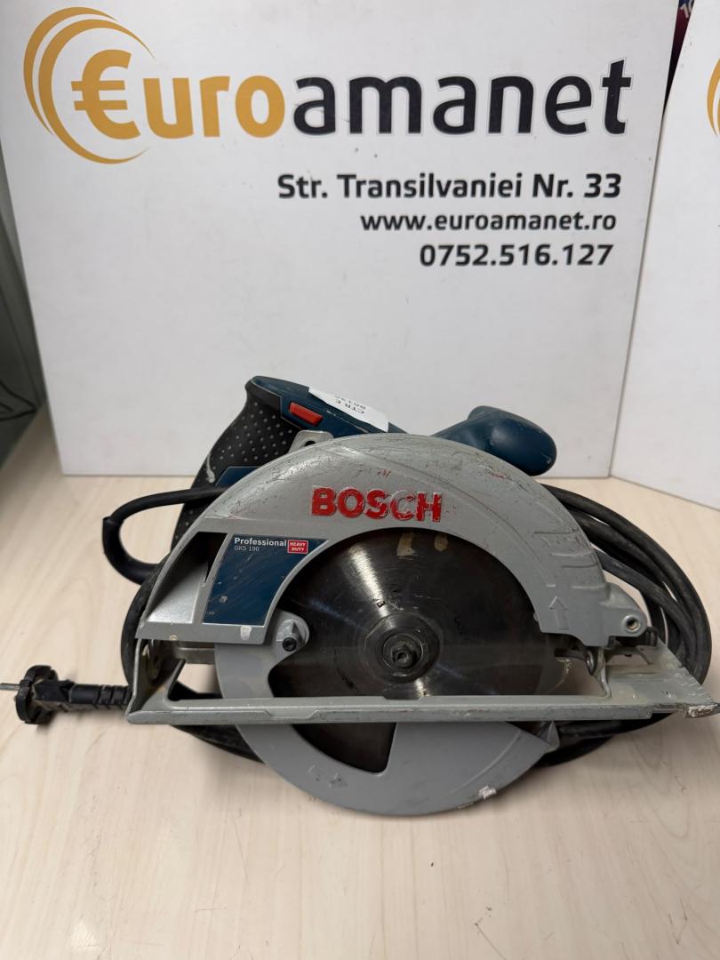 Circular de mana Bosch GKS 190