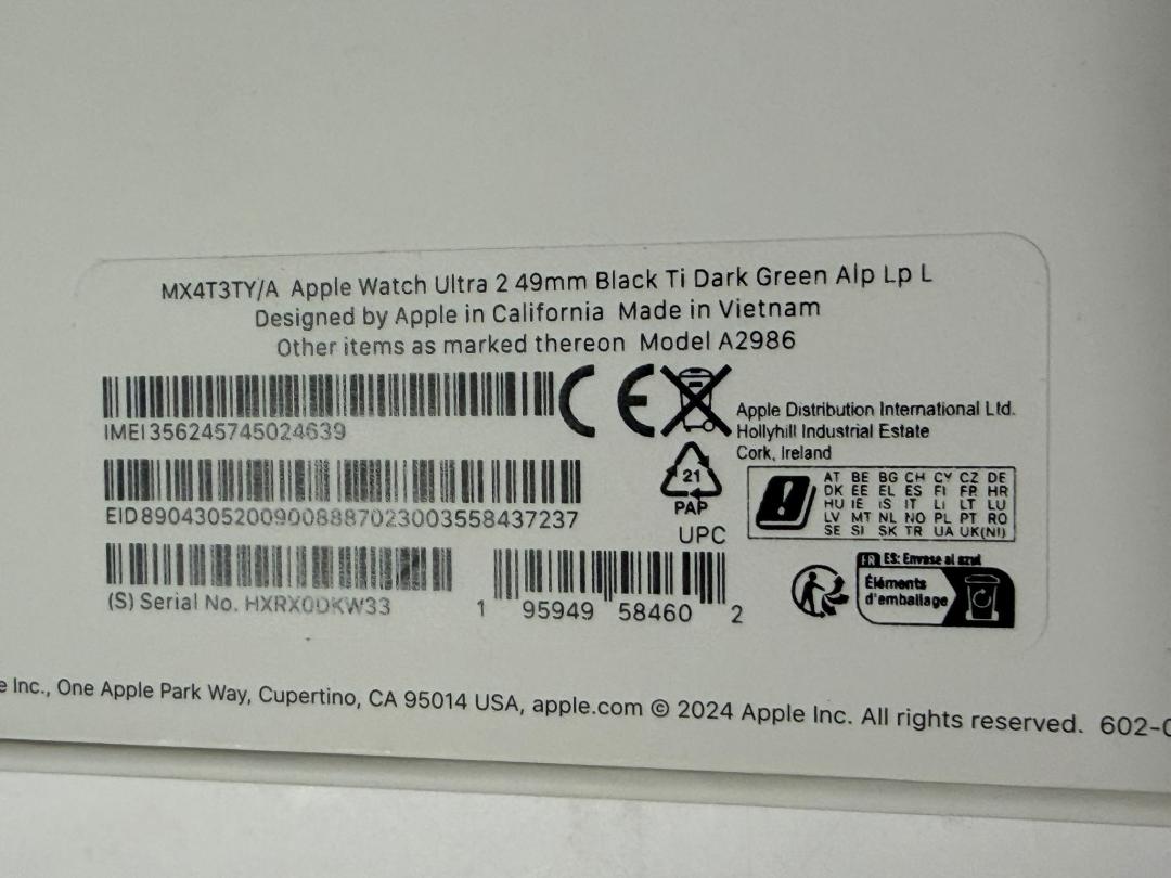 Apple Watch Ultra 2, 49mm, Dark Green image 4
